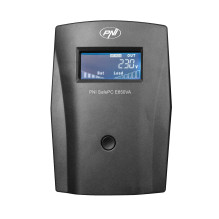 PNPC SafePC E650VA UPS, power 390W, 1.8A, 2 x 230V output, LCD screen PNPC SafePC E650VA UPS, power 390W, 1.8A, 2 x 230V output, LCD screen