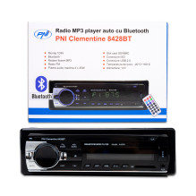 Radijas MP3 grotuvas Clementine 8428BT 4x45w 1 DIN su SD, USB, AUX, RCA ir Bluetooth