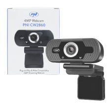 PNI CW2860 „Full HD 4MP“ internetinė kamera, USB, prisegama, įmontuotas mikrofonas, kompiuterio / nešiojamojo kompiuteri PNI CW2860 „Full HD 4MP“ internetinė kamera, USB, prisegama, įmontuotas mikrofonas, kompiuterio / nešiojamojo kompiuteri