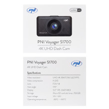 Car DVR camera PNI Voyager S1700 4K UHD, 3 inch screen, cyclic recording, parking monitoring, motion detection, 12V / 24 Car DVR camera PNI Voyager S1700 4K UHD, 3 inch screen, cyclic recording, parking monitoring, motion detection, 12V / 24