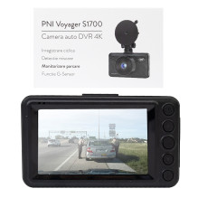 Automobilio vaizdo registratorius PNI Voyager S1700 4K UHD, 3 colių ekranas, ciklinis įrašymas, parkavimo stebėjimas, ju Automobilio vaizdo registratorius PNI Voyager S1700 4K UHD, 3 colių ekranas, ciklinis įrašymas, parkavimo stebėjimas, ju
