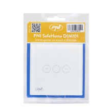 Simple switch with touch and dimmer PNI SafeHome DIM101, 1X700W, Live Wire, without zero, glass Simple switch with touch and dimmer PNI SafeHome DIM101, 1X700W, Live Wire, without zero, glass