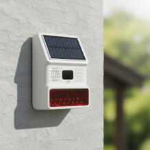 PNI SafeHouse HS006 wireless outdoor siren with solar charging