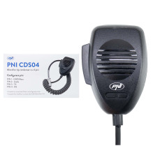 PNI CDS04 4 kontaktų kondensatorinis mikrofonas CB radijo stočiai PNI CDS04 4 kontaktų kondensatorinis mikrofonas CB radijo stočiai