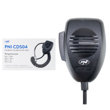 PNI CDS04 4-pin condenser microphone for CB radio station PNI CDS04 4-pin condenser microphone for CB radio station