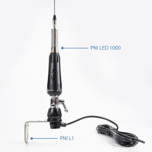 CB PNI LED 1000 sulankstoma antena, 100 cm ilgio, su kabeliu ir fiksuotu drugelio laikikliu, 26–30 MHz, 300 vatų, švieči CB PNI LED 1000 sulankstoma antena, 100 cm ilgio, su kabeliu ir fiksuotu drugelio laikikliu, 26–30 MHz, 300 vatų, švieči