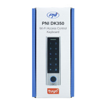PNI DK350 access control keyboard with Wi-Fi, access card, fingerprint, PIN, touch, IP66, Tuya application