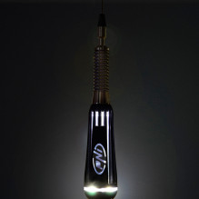 CB PNI LED 1000 folding antenna, 100 cm long, with cable and fixed butterfly mount, 26-30 MHz, 300 Watt, illuminates dur CB PNI LED 1000 folding antenna, 100 cm long, with cable and fixed butterfly mount, 26-30 MHz, 300 Watt, illuminates dur
