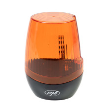 Self-supporting gate opening warning lamp Self-supporting gate opening warning lamp