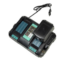PNI DCH218 dual battery charger kit, with two USB ports, includes 2 18V 5Ah batteries