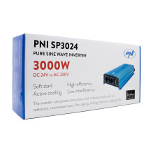 Voltage inverter PNI SP3024 24V power supply 230V output 3000W pure sine wave