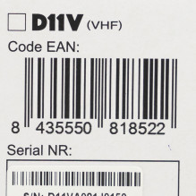 Dynascan D11V DMR VHF portable radio station, 136-174 MHz, 32 channels