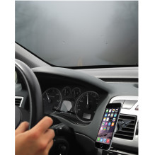 Magnetinis „Silvercloud Easy Drive 12“ mobiliojo telefono laikiklis ventiliacijos grotelėse Magnetinis „Silvercloud Easy Drive 12“ mobiliojo telefono laikiklis ventiliacijos grotelėse