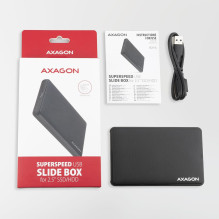 HDD PRIEDŲ DĖŽUTĖ 2,5' / USB3.2 EE25-SL AXAGON