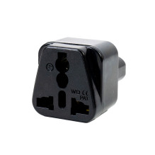 UK-Europe PNI socket adapter, 220V, black