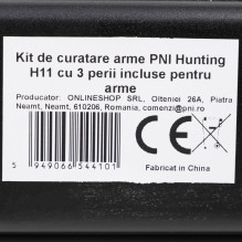 PNI Hunting H11 gun cleaning kit with 3 included brushes for guns