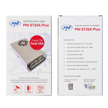 Switched voltage source PNI ST20A Plus 12V 20A stabilized for surveillance systems Switched voltage source PNI ST20A Plus 12V 20A stabilized for surveillance systems