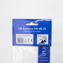 „Bax“ 50 vienetų CB antenų PNI ML70, 70 cm ilgio, 26–30 MHz, 200 W, be priedų