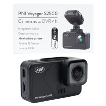 Automobilio vaizdo registratorius PNI Voyager S2500 WiFi, 4K UHD, 2 colių ekranas, ciklinis įrašymas, parkavimo stebėjim Automobilio vaizdo registratorius PNI Voyager S2500 WiFi, 4K UHD, 2 colių ekranas, ciklinis įrašymas, parkavimo stebėjim