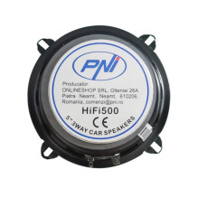 PNI HiFi500 koaksialiniai garsiakalbiai, 100 W, 12,7 cm, 3 kanalai, 2 vnt. rinkinys PNI HiFi500 koaksialiniai garsiakalbiai, 100 W, 12,7 cm, 3 kanalai, 2 vnt. rinkinys