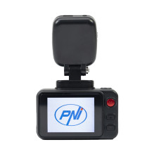 Car DVR camera PNI Voyager S2500 WiFi, 4K UHD, 2 inch screen, cyclic recording, parking monitoring, motion detection, vi