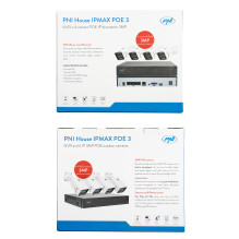 PNI House IPMAX POE 3 vaizdo stebėjimo rinkinys, NVR su 4 POE prievadais, ONVIF ir 4 kameromis su 3MP IP, lauko, maitini PNI House IPMAX POE 3 vaizdo stebėjimo rinkinys, NVR su 4 POE prievadais, ONVIF ir 4 kameromis su 3MP IP, lauko, maitini