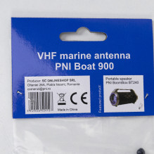 PNI Boat 900 jūrinė antena, pagaminta iš 50 W pluošto, 154–161,6 MHz, 98 cm