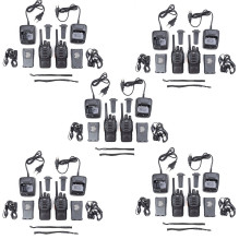 Kit of 10 portable radio stations PNI PMR R40 PRO batteries, chargers and headphones included