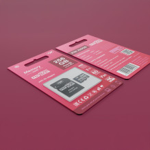 PNI 256GB MicroSD memory card with SD adapter Class 10, 80 Mb / s, V30