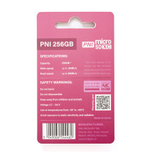 PNI 256GB MicroSD memory card with SD adapter Class 10, 80 Mb / s, V30