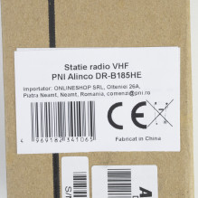 Alinco DR-B185HE PNI VHF radio station 144-145.955 MHz, 500CH, DMTF, Scan, 12V