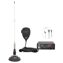Kit CB radio PNI ESCORT HP 8001L ASQ + Headphones HS81 + CB PNI ML100 antenna with magnet Kit CB radio PNI ESCORT HP 8001L ASQ + Headphones HS81 + CB PNI ML100 antenna with magnet