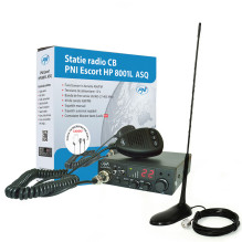 Kit CB PNI ESCORT HP 8001L ASQ + Heads HS81L + CB PNI Extra 45 magnet antenna Kit CB PNI ESCORT HP 8001L ASQ + Heads HS81L + CB PNI Extra 45 magnet antenna
