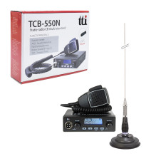 CB TTi TCB-550 Radio Station Kit + PN100 ML100 antenna CB TTi TCB-550 Radio Station Kit + PN100 ML100 antenna