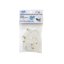 PNJ RJ45 plug for UTP Cat5 cable set 10 pcs
