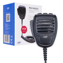 PNI VX6500 microphone with VOX function, with RJ45 jack, for CB PNI HP 6500 and PNI HP 7120 CB radio stations PNI VX6500 microphone with VOX function, with RJ45 jack, for CB PNI HP 6500 and PNI HP 7120 CB radio stations