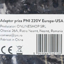 PNI 220V Europe-USA socket adapter
