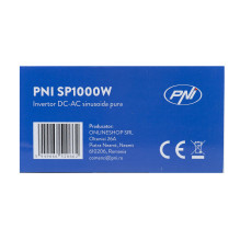 PNI SP1000W įtampos keitiklis su grynu sinusoidu, 12 V maitinimo šaltiniu