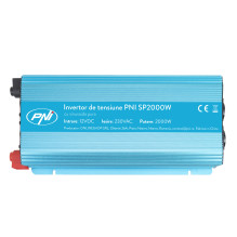 PNI SP2000W įtampos keitiklis su grynu sinusoidu, 12 V maitinimo šaltiniu