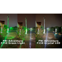PNI Adventure F750 žalios šviesos aliuminio žibintuvėlis, LED 10W, 500 lm, iki 850 m, IP44, 4000mAh baterija komplekte, PNI Adventure F750 žalios šviesos aliuminio žibintuvėlis, LED 10W, 500 lm, iki 850 m, IP44, 4000mAh baterija komplekte,