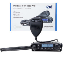 CB radijo stotis PNI Escort HP 6500 PRO, daugiastandartė, VOX, NRC, 4W, AM-FM, 12V, SQ, ASQ, cigarečių degiklio kištukas CB radijo stotis PNI Escort HP 6500 PRO, daugiastandartė, VOX, NRC, 4W, AM-FM, 12V, SQ, ASQ, cigarečių degiklio kištukas