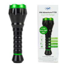 PNI Adventure F750 Green Light aluminum flashlight, LED 10W, 500 lm, up to 850 m, IP44, 4000mAh battery included, chargi PNI Adventure F750 Green Light aluminum flashlight, LED 10W, 500 lm, up to 850 m, IP44, 4000mAh battery included, chargi