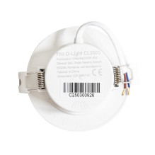 LED spotlight PNI D-Light CL2503 3W, recessed, round 9 cm, 6400K, 230V power supply, 330 lm, cold white LED spotlight PNI D-Light CL2503 3W, recessed, round 9 cm, 6400K, 230V power supply, 330 lm, cold white