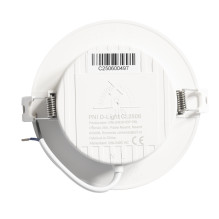 PNI D-Light CL2506 6W LED spotlight, recessed, round 120 cm, 6400K, 230V power supply, 660 lm, cool white PNI D-Light CL2506 6W LED spotlight, recessed, round 120 cm, 6400K, 230V power supply, 660 lm, cool white