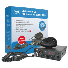 CB PNI ESCORT HP 8001L ASQ radio station pack + CB PNI S75 antenna with cable and fixed mount CB PNI ESCORT HP 8001L ASQ radio station pack + CB PNI S75 antenna with cable and fixed mount