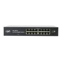 PNI SW016 jungiklis, 16 x 10 / 100 / 1000 Mbps, gigabito, metalinis korpusas PNI SW016 jungiklis, 16 x 10 / 100 / 1000 Mbps, gigabito, metalinis korpusas