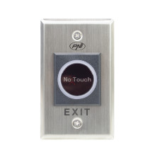 Recessed access switch PNI PB103, touchless, NO / NC / COM, 12V / 24V DC, status LED, metallic, 5 wires Recessed access switch PNI PB103, touchless, NO / NC / COM, 12V / 24V DC, status LED, metallic, 5 wires