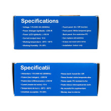 Switch with glass PNI SH101 touch, white with LED indicator Switch with glass PNI SH101 touch, white with LED indicator