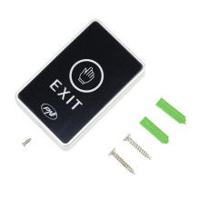 PNI PB104 access switch with touch, applied mounting, NO / NC / COM, 12V / 24V DC, status LED, metallic, 5 wires PNI PB104 access switch with touch, applied mounting, NO / NC / COM, 12V / 24V DC, status LED, metallic, 5 wires