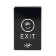 PNI PB104 access switch with touch, applied mounting, NO / NC / COM, 12V / 24V DC, status LED, metallic, 5 wires PNI PB104 access switch with touch, applied mounting, NO / NC / COM, 12V / 24V DC, status LED, metallic, 5 wires